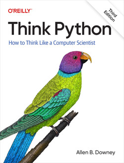 Picture of the cover of the book entitled Think Python